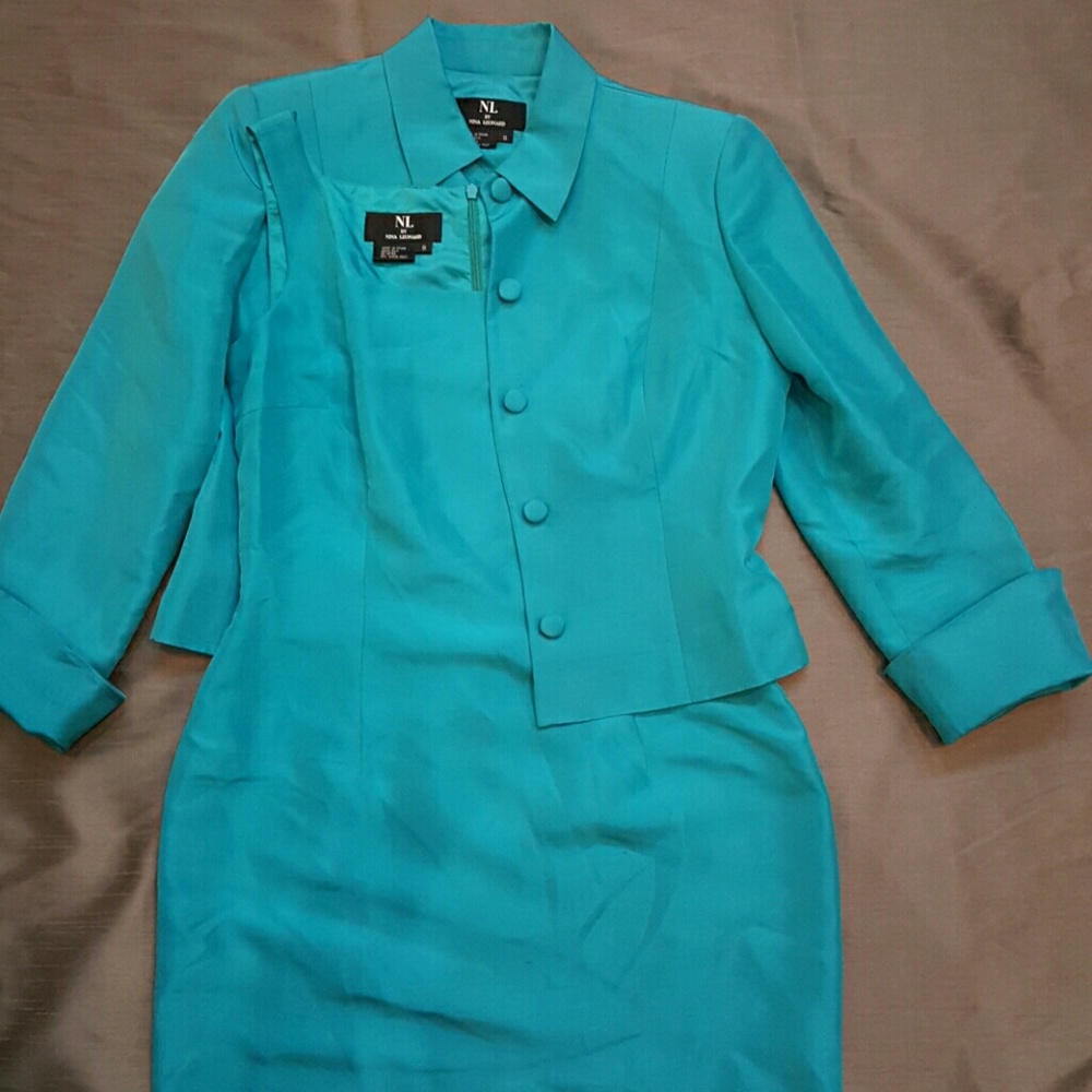 2 Piece silk dress set